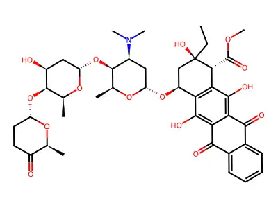 epsilon-Rhodomycin rdc structure