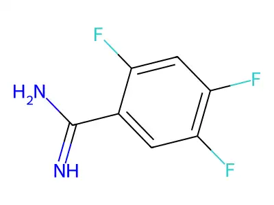 2,4,5-Trifluorobenzimidamide structure