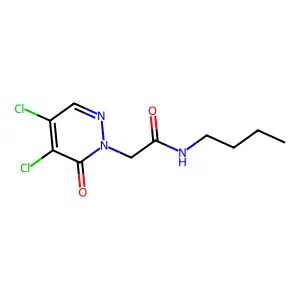 n-Butyl-2-(4,5-dichloro-6-oxopyridazin-1(6h)-yl)acetamide structure