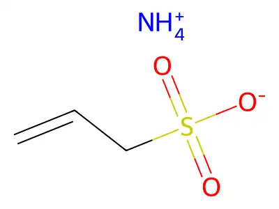 Ammonium prop-2-enesulphonate structure