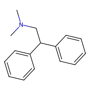 N,N-二甲基-2,2-二苯基乙胺 structure