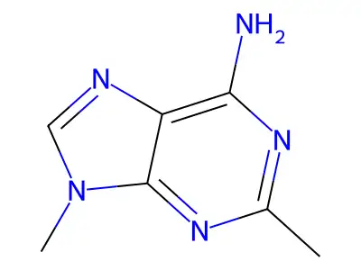 2,9-Dimethyladenine structure