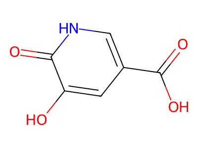 5-Hydroxy-6-oxo-1,6-dihydropyridine-3-carboxylic Acid structure