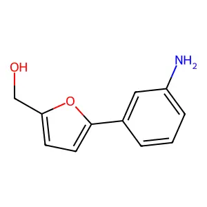 [5-(3-Aminophenyl)furan-2-yl]methanol structure