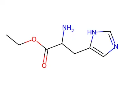 Ethyl 2-amino-3-(1H-imidazol-5-yl)propanoate structure