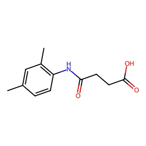 4-(2,4-Dimethylanilino)-4-oxobutanoic acid structure