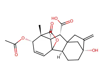 3-O-Acetylgibberellin A3 structure