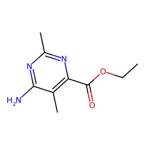 Ethyl 6-amino-2,5-dimethylpyrimidine-4-carboxylate structure