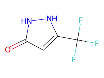 3-(trifluoromethyl)-4,5-dihydro-1H-pyrazol-5-one structure