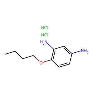 1,3-Benzenediamine, 4-butoxy-, dihydrochloride structure