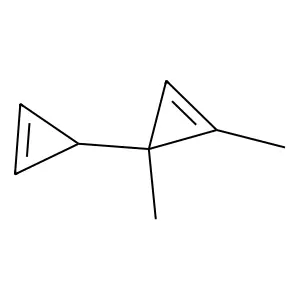 Bi-2-cyclopropen-1-yl, 1,1'-dimethyl, trans- structure