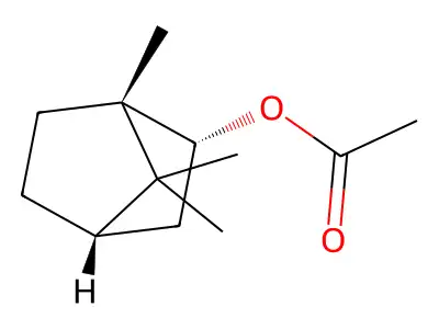 乙酸冰片酯 structure