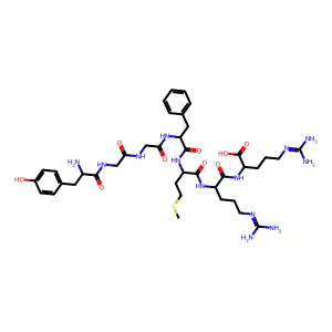 enkephalin-Met, Arg(6,7)- structure