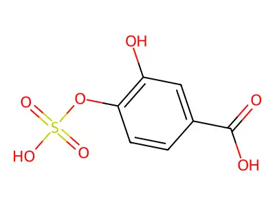 3-羟基磺酰氧基苯甲酸 structure