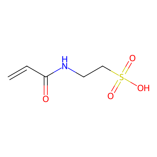 Ethanesulfonic acid, 2-[(1-oxo-2-propenyl)amino]- structure