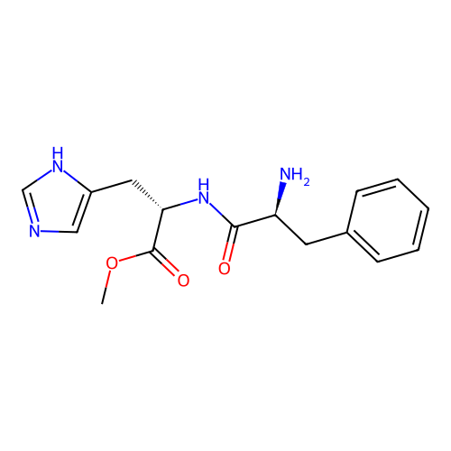 H-PHE-HIS-OME 2 HCL structure