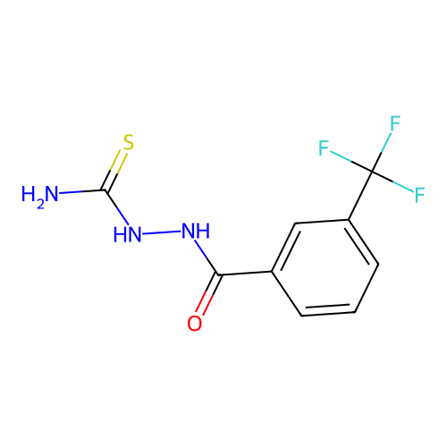 1-(3-Trifluoromethyl-benzoyl)-thiosemicarbazide structure