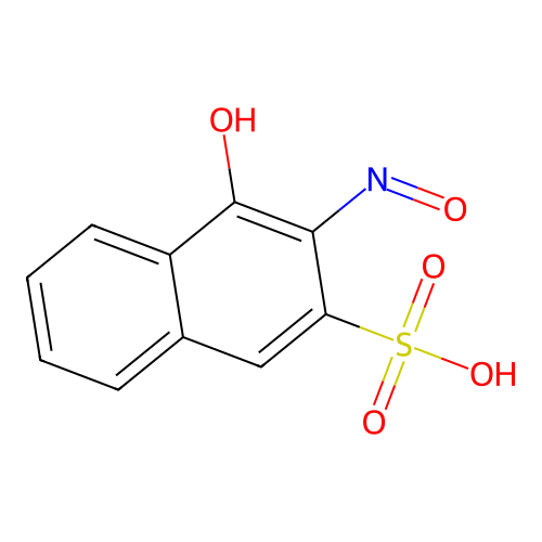 Nitroso-naphtholsulfonsaure structure