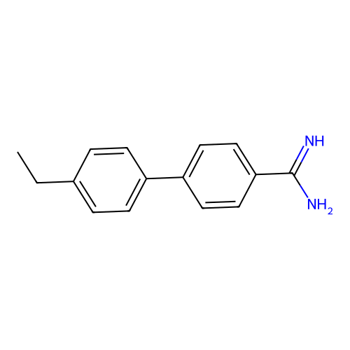 4-(4-Ethylphenyl)benzenecarboximidamide structure