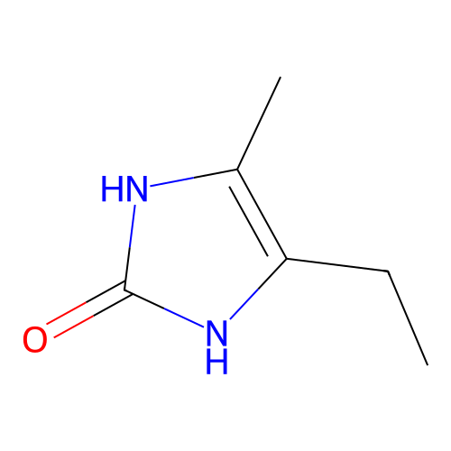 4-ethyl-5-methyl-1,3-dihydro-2H-imidazol-2-one structure