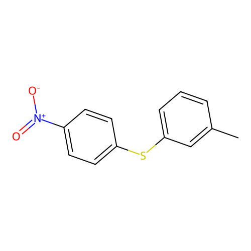 1-Methyl-3-[(4-nitrophenyl)thio]benzene structure