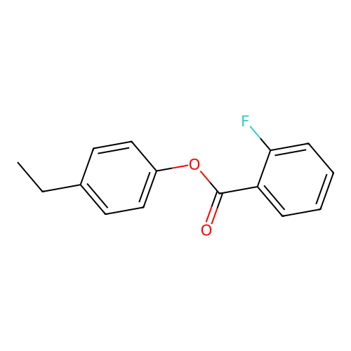 4-Ethylphenyl 2-fluorobenzoate structure