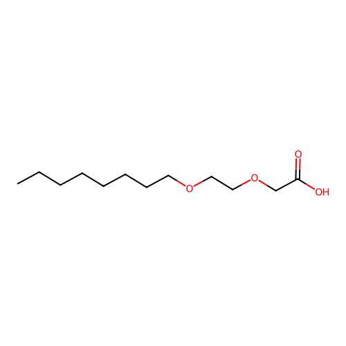 2-[2-(Octyloxy)ethoxy]acetic acid structure