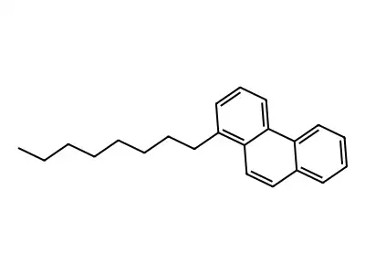 Phenanthrene, octyl- structure