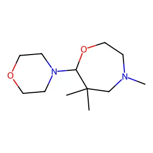 4,6,6-Trimethyl-7-morpholin-4-yl-1,4-oxazepane structure