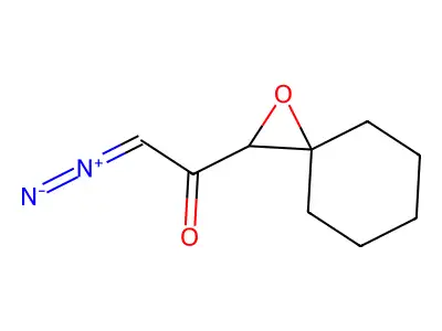 2-Diazo-1-(1-oxaspiro[2.5]oct-2-yl)ethanone structure
