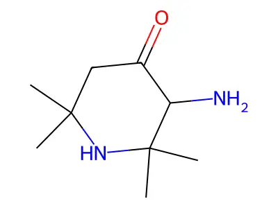 3-Amino-2,2,6,6-tetramethylpiperidin-4-one structure