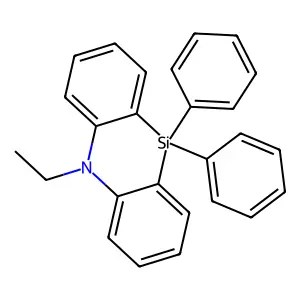 Phenazasiline, 5-ethyl-5,10-dihydro-10,10-diphenyl- structure