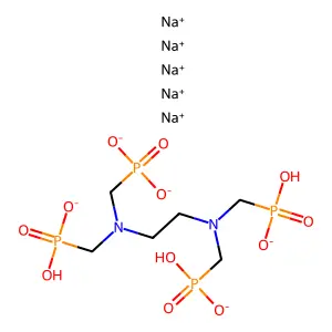 Lexidronam pentasodium structure