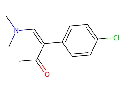 3-(4-Chlorophenyl)-4-(dimethylamino)but-3-en-2-one structure
