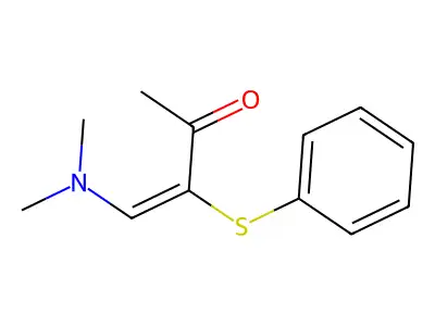4-(Dimethylamino)-3-(phenylthio)but-3-en-2-one structure