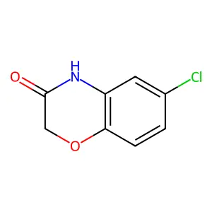6-Chloro-2H-1,4-benzoxazin-3(4H)-one structure