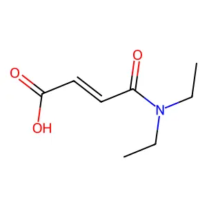 N,N-Diethylmaleamic acid structure