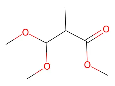 Methyl 3,3-dimethoxy-2-methylpropanoate structure