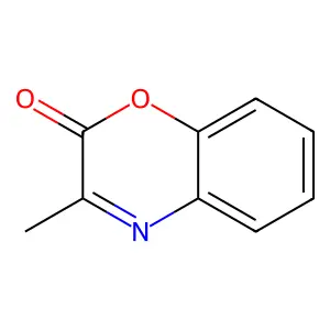 3-Methyl-1,4-benzoxazin-2-one structure