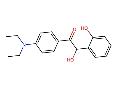 2'-Chloro-4-(diethylamino)benzoin structure