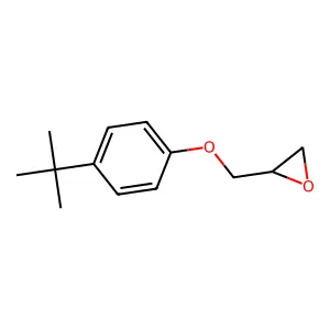 4-tert-Butylphenyl glycidyl ether, (-)- structure