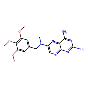 N~6~-Methyl-N~6~-[(3,4,5-trimethoxyphenyl)methyl]pteridine-2,4,6-triamine structure
