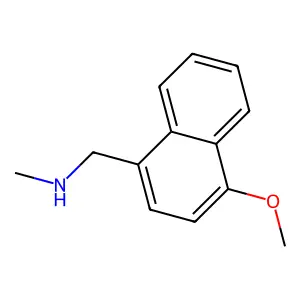1-(4-Methoxy-1-naphthyl)-N-methylmethanamine structure
