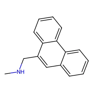 N-Methyl-9-phenanthrenemethanamine structure