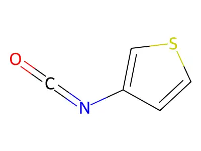 3-Isocyanatothiophene structure