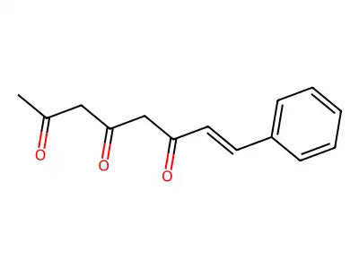 8-Phenyloct-7-ene-2,4,6-trione structure