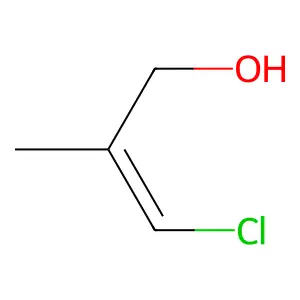3-Chloro-2-methylprop-2-en-1-ol structure