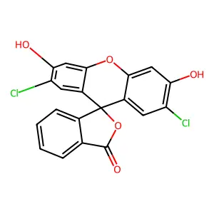 二氯荧光素 structure