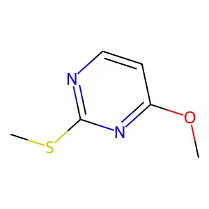 Pyrimidine, 4-methoxy-2-methylthio- structure