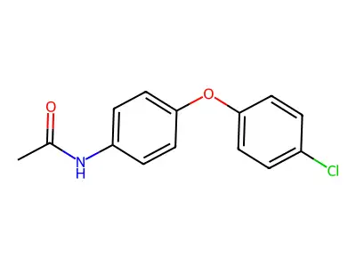 N-(4-(4-chlorophenoxy)phenyl)acetamide structure